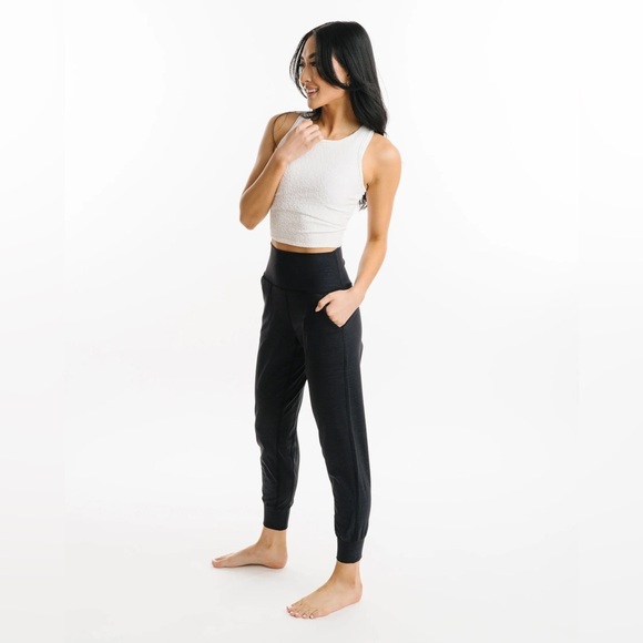 ZYIA Black Joggers - Picture 1 of 7